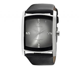 Armitron Mens Crystal Accented Stainless SteelDress Watch   J310728