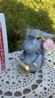 Steinbach Grey Squirrel Ornament Germany NIB