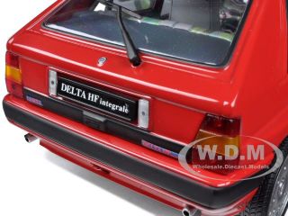 1990 Lancia Delta HF Integrale 8V Red 1 18 Diecast Car Model by