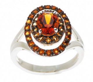 Smithsonian 1.50 ct tw Colors of Citrine Sterling Ring —