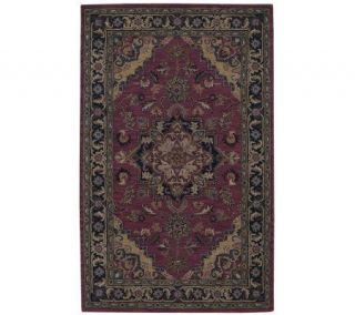 Nourison Agra 36 x 56 Heriz Red Hand TuftedWool Rug —