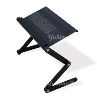 Adjustable Laptop Table Computer Desk with Vented Design Bed Tray iPad