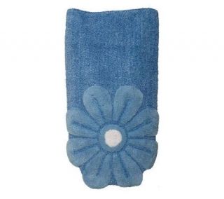 Solitude 100Cotton Hand Tufted 20x32 Flower Bath Rug —