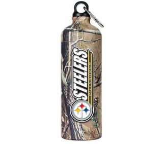 NFL Pittsburgh Steelers 32 oz Camo Aluminum Water Bottle —