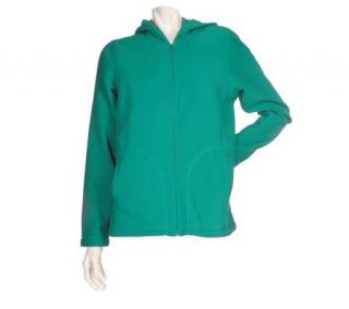 Sport Savvy Essentials Long Sleeve Polar Fleece Hooded Jacket