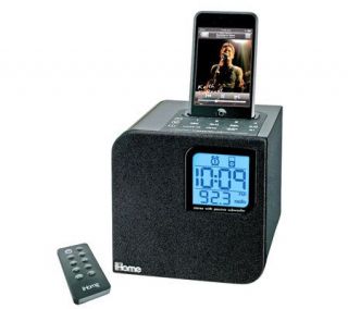 iHome Cube Clock Radio with iPod Dock —
