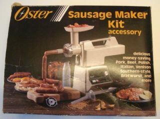 Oster Kitchen Center 990 food meat grinder Sausage Maker Kit