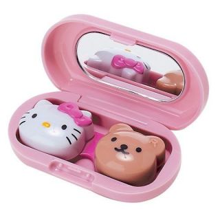 Hello Kitty Soft Contact Lens Case Pink