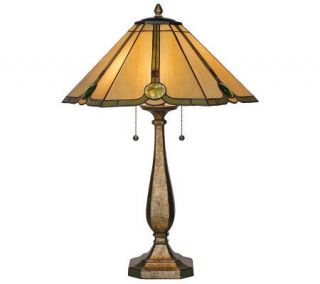 Amadeus Home Handcrafted 27 Old World Table Lamp with Crystal Accents 