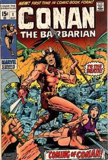 Conan The Barbarian Black Lite Poster 1971 Vintage Barry Smith Marvel