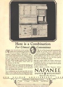 1927 F Ad Napanee Dutch Kitchen Copps Bros Zook Nappanee