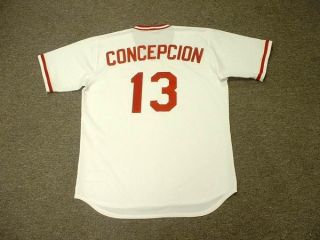 dave concepcion reds 1975 cooperstown jersey xxl