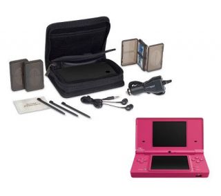 Nintendo Pink DSi System w/ Accessory Kit & 2 Fashion Games — 