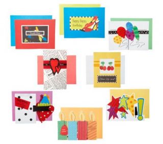 Set of 40 PopUp&Accordion All Occasion Card Set —
