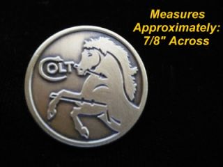 colt firearms rampant colt collectible pin