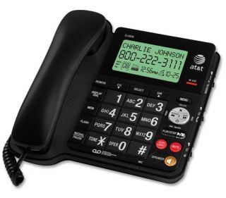  Corded Home Phone Telephone w Digital Answering Machine New