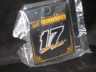 Matt Kenseth NASCAR Driver 17 Collector Hat Lapel Pin