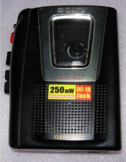 Sony Cassette Corder TCM 343