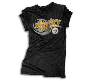 NFL Pittsburgh Steelers Womens Vintage Tunic Top —