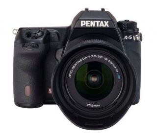Pentax K 5 16.3MP DSLR Camera w/ 18 55 WRLens and More —