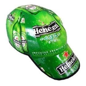 Heiniken Beer Box Hat Alcohol Frat Party College Baseball Cap Sports