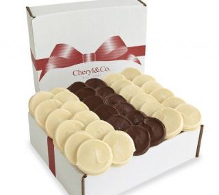 Cheryls Frosted Duo Cookie Gift Box, 36 ct.