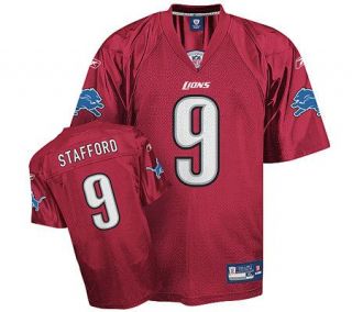 NFL Detroit Lions Matthew Stafford Red QB Practice Jersey —