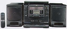 JVC PC XC20 AM/FM Stereo/ 3 CD Changer / DualCassette Deck — 