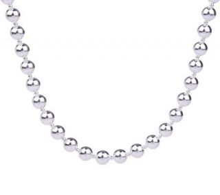 Ultrafine Silver Bead 32 Necklace with Magnetic Clasp —