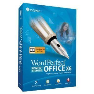 COREL WORDPERFECT OFFICE X6 HOME STUDENT NEW