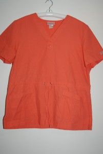  Scrub TOP Size L Peaches Uniforms Katherine Heigl Collection 5024 Cori
