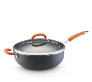 Rachael Ray Hard Anodized Cookware 6 qt CoveredChefs Pan —