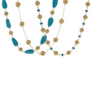 Kenneth Jay Lanes Fashionable Necklace Trio   J139737
