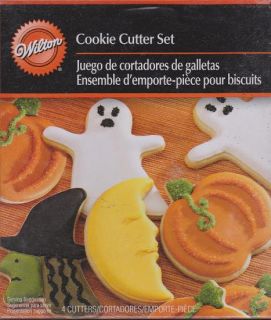 Halloween Cookie Cutter Set Wilton Ghost Pumpkin Witch Fall