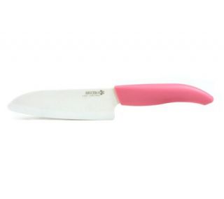 Kyocera Revolution Series 5 1/2 Ceramic Santoku Knife   Pink
