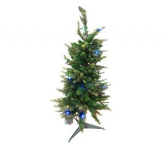 BethlehemLights BatteryOperated 3ft. Scottsdale Stake Tree with Timer 