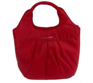 Rachael Ray Pleated Lunch Tote with Exterior Pocket —