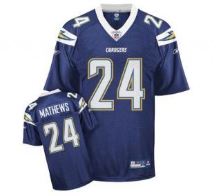 NFL Chargers Ryan Mathews Youth Replica Team Color Jersey —