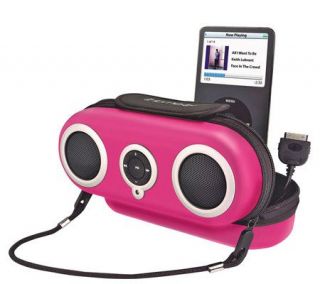 iHome Portable Water Resistant Speaker/Case foriPod   Pink —