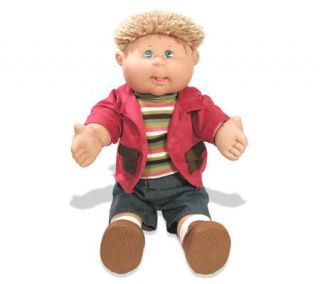 Cabbage Patch Kids Blonde Boy in Jacket and Shorts —