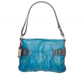 Tignanello Glove Leather Zip Top Convertible Shoulder Bag —