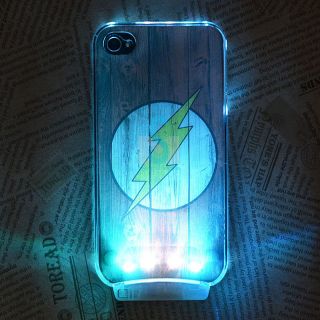 Cool LED Color Change Sense Flash Light Emitting Case Cover for iPhone