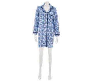 SleepIn by BedHead PJs Nightshirt with Ruffle Trim —