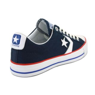 Converse Star Player EV Ox 125493C Unisex Laced Canvas Trainers Navy