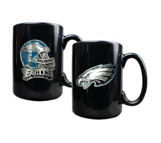 NFL Philadelphia Eagles Set of 2 Free Form LogoCoffee Mugs   K127350