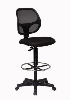  Mesh Fabric Seat Office Drafting Bar Counter Stools Chairs