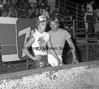 1984 BART MIKE BAST SPEEDWAY MOTORCYCLE PHOTO FROM COSTA MESA
