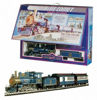 Bachmann G Scale The Blue Comet Electric TrainSet —