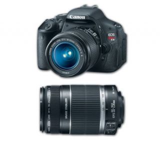 Canon 18MP EOS Rebel T3i Digital SLR Camera with 55 250mm Lens