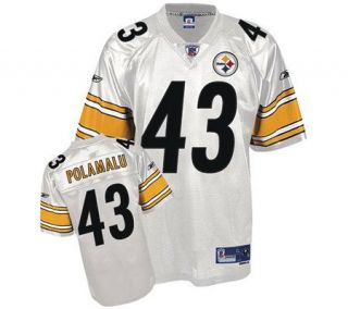 NFL Pittsburgh Steelers Troy Polamalu Premier White Jersey —